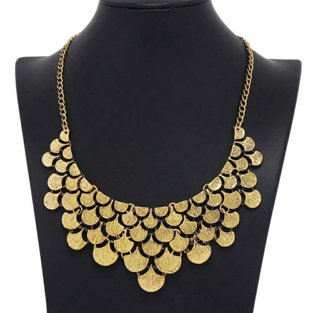 ginkgo leaf necklace #1425